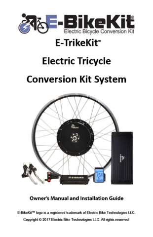 electric bike service manual